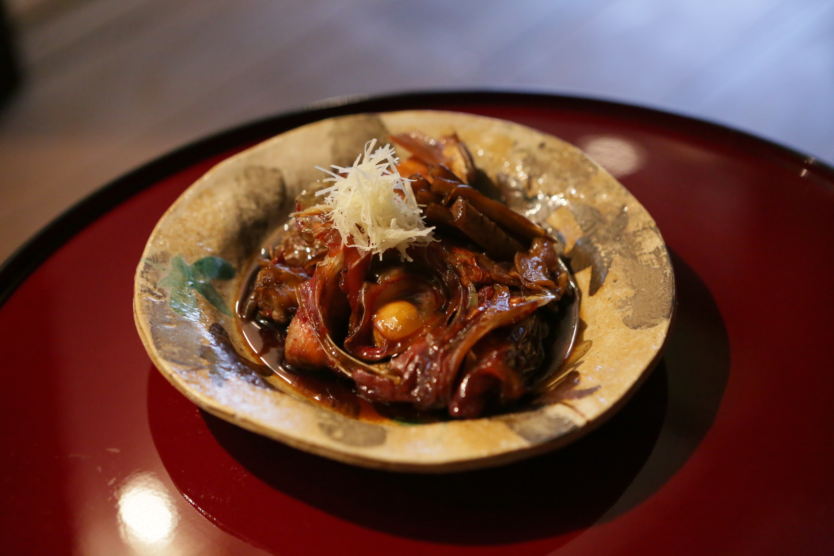 金目鯛のかぶと煮